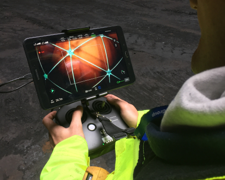 Drone inspection of confined spaces and complex environments